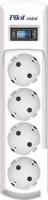 Сетевой фильтр Pilot Mini (7 м, 4 розетки, белый)