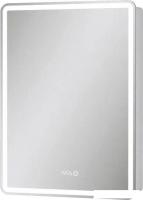 EQUIL Шкаф с зеркалом Nice LED 60 с часами (правый)