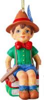 Елочная игрушка Erich Krause Decor. Пиноккио с книгами 62276