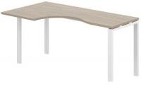 Стол Norden 140x90x75 SG.231.OD.63.WH.L (белый/дуб темный)
