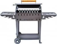 Мангал для дачи Вулкан Гриль М 5 мм на колесах