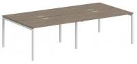 Стол Norden 240x143.8x75 SG.254.OD.44.WH (белый/дуб темный)