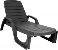 Шезлонг Элластик-Пласт Прованс 190x70x32 (антрацит)