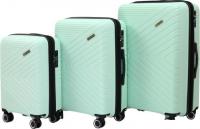Комплект чемоданов Pride РР-202 (3шт, мятный)