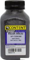 Тонер Content для Ricoh Aficio SP C220/240 (черный) 100 г