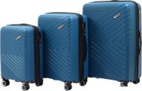 Комплект чемоданов Pride РР-202 (3шт, синий)