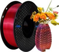 Пластик Kingroon PLA Tri Color Silk 1.75мм NSC025 (1кг, Red/Golden/Blue)