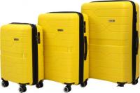 Комплект чемоданов Pride РР-204 (3шт, желтый)