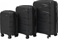Комплект чемоданов Pride РР-201 (3шт, черный)