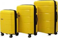 Комплект чемоданов Pride РР-203 (3шт, желтый)