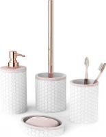 Аксессуары для ванной и туалета FORA Soft (4 предмета)