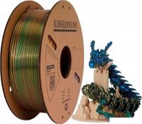 Пластик Kingroon PLA Tri Color Silk 1.75мм NSC032 (1кг, Golden/Green/Blue)