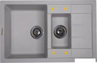 Кухонная мойка Ecoshtein Rechteck 781.5 (серый шелк)