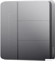 Выключатель Aqara Z1 Pro 3 клавиши (графитовый)
