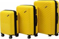 Комплект чемоданов Pride РР-202 (3шт, желтый)