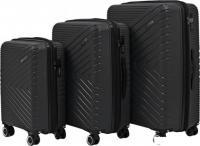 Комплект чемоданов Pride РР-202 (3шт, черный)