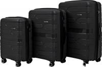 Комплект чемоданов Pride РР-204 (3шт, черный)