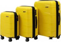 Комплект чемоданов Pride РР-201 (3шт, желтый)