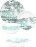 Набор обеденных тарелок Luminarc Diwali Acctit Turq V8146 (19пр)