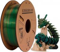Пластик Kingroon PLA Tri Color Silk 1.75мм NSC031 (1кг, Golden-Green-Black)