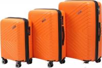Комплект чемоданов Pride РР-202 (3шт, оранжевый)