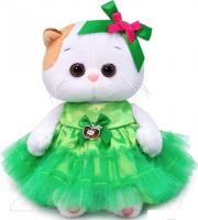 Классическая игрушка BUDI BASA Кошечка Ли-Ли Baby в платье с яблочком LB-056