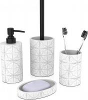 Аксессуары для ванной и туалета FORA Patchwork (4 предмета)
