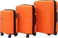 Комплект чемоданов Pride РР-203 (3шт, оранжевый)