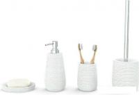 Аксессуары для ванной и туалета FORA Bricks white (4 предмета)
