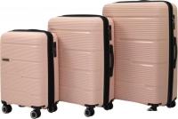 Комплект чемоданов Pride РР-203 (3шт, кремовый)