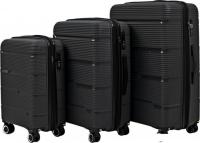Комплект чемоданов Pride РР-203 (3шт, черный)