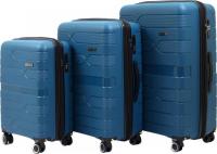 Комплект чемоданов Pride РР-204 (3шт, синий)