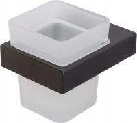 Стакан для зубной щетки и пасты Cezares SLIDER-TUMS-GM (оружейная сталь)