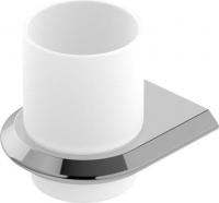 Стакан для зубной щетки и пасты Cezares LINER-TUMS-01 (хром)