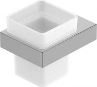 Стакан для зубной щетки и пасты Cezares SLIDER-TUMS-01 (хром)