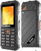 Кнопочный телефон Olmio X07 (черный/оранжевый)
