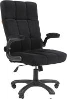 Офисное кресло CHAIRMAN Home 444 (велюр, Т-84 черный)
