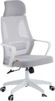 Офисное кресло CHAIRMAN CH636 (ткань, белый пластик/светло-серый)