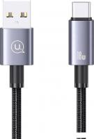 Кабель Usams US-SJ663 USB Type-A - USB Type-C (1.2 м, черный)