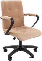 Офисное кресло CHAIRMAN 030 (ткань, Т-10 бежевый/пластик/ролик PU)