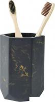 Набор стаканов для зубной щетки и пасты FORA Anthracite FOR-ANT044