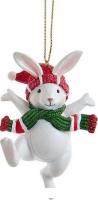 Елочная игрушка Kurt S. Adler Зимний кролик E0954
