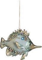 Елочная игрушка Goodwill Xmas 2024 Тропическая рыба MO 96347