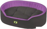 Лежак Ferplast Dandy C 80 (черный/фиолетовый)