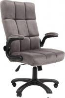 Офисное кресло CHAIRMAN Home 444 (велюр, Т-55 серый)