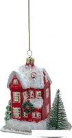 Елочная игрушка Kurt S. Adler Домик с елочкой F2337