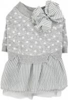 Свитер для животных Pinkaholic Ensley с юбкой NAUA-OP7617-MG-M (серый)