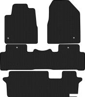 Автоковрики Alicosta 0450_1 для Honda Pilot SUV/YF4 2008-2015 (EVA соты, черный)