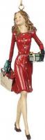 Елочная игрушка Goodwill Xmas 2024 Девушка в красном MC 38122_2