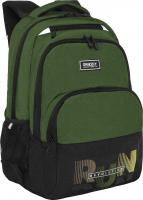 Школьный рюкзак Grizzly RU-530-6 (черный/хаки)